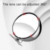 3R-044 Auxiliary Rear View Mirror Car Adjustable Blind Spot Mirror Wide Angle Auxiliary Rear View Side Mirror (Black) - Image 5