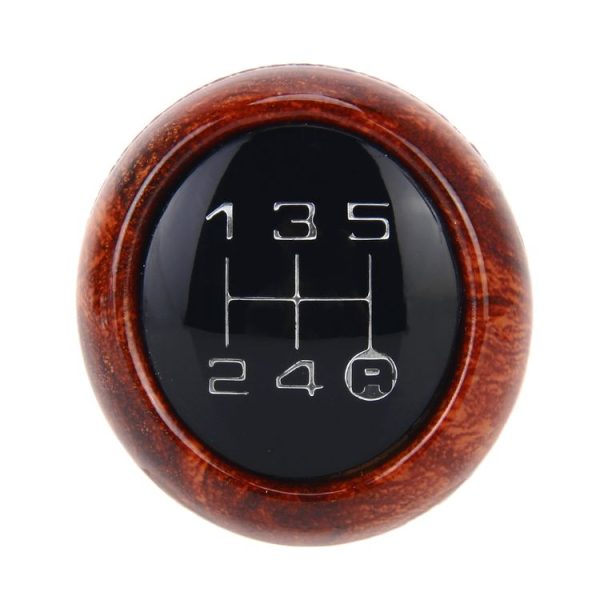 Universal Vehicle Modified Resin Shifter Manual 6-Speed Gear Shift Knob, Size: 8.2*5.5cm (Brown) - Image 4