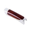 SHUNWEI SD-2002 Car Auto Universal Plastic Anti Slip Parking Hand Brake Cover Case Sleeve Black with Sticker Strip (Brown)