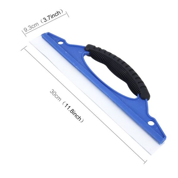 Car ABS Scraper Strip Wash Wiper Plate Wash Water Ice Frost Snow Cleaner Shower Scraper (Blue) - Image 2