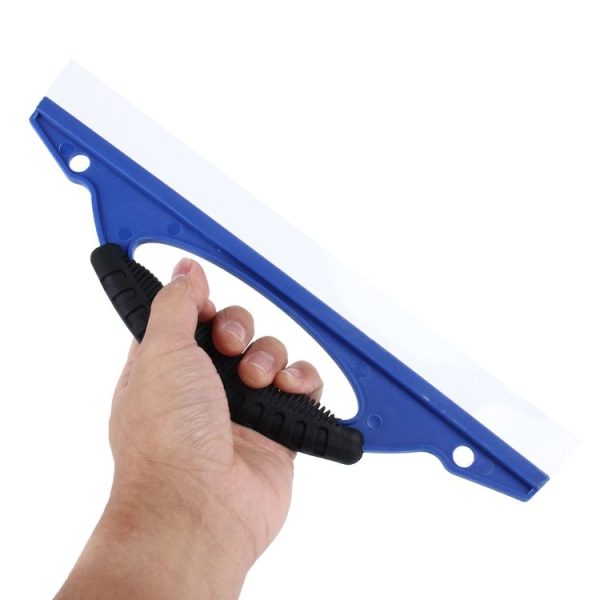 Car ABS Scraper Strip Wash Wiper Plate Wash Water Ice Frost Snow Cleaner Shower Scraper (Blue) - Image 4