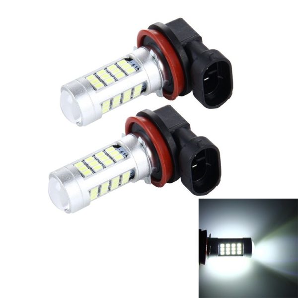 2 PCS H8 / H11 10W 900LM 8000K 42 SMD-2835 LEDs Car Fog Lights, DC 12V (White Light)