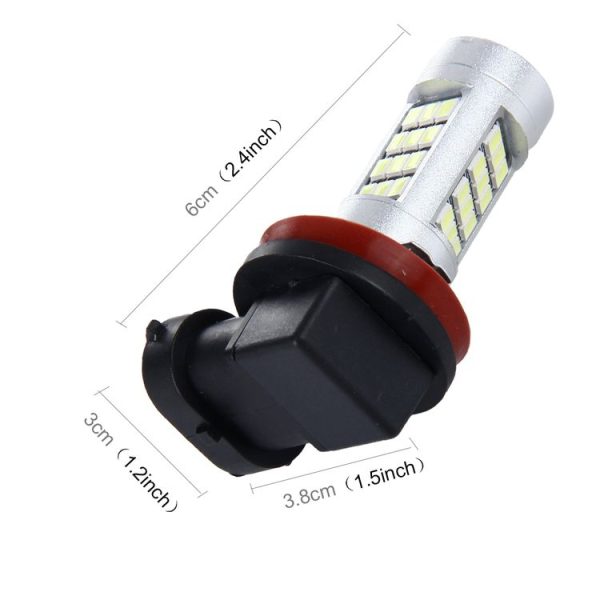 2 PCS H8 / H11 10W 900LM 8000K 42 SMD-2835 LEDs Car Fog Lights, DC 12V (White Light) - Image 3