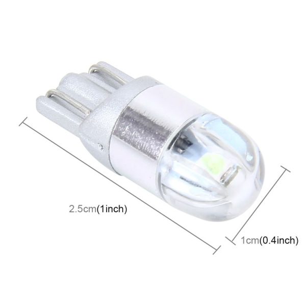 2 PCS T10 2W 2 SMD-3030 LED Car Clearance Lights Lamp, DC 12V (Ice Blue Light) - Image 5
