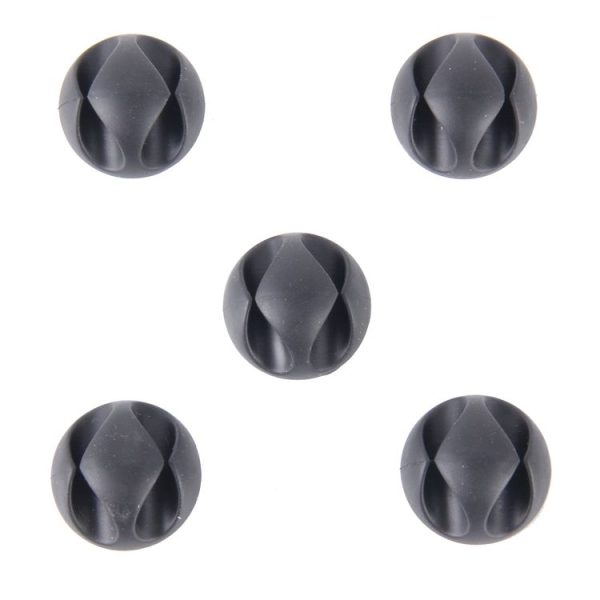 5 PCS Double Hole Cable Clips, Cable Management System and Cord Organizer Solution (Black) - Image 6