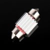 2 PCS 2W 100 LM 6000K 31MM 4 SMD-7020 LEDs Bicuspid Port Decoding Car Dome Lamp LED Reading Light, DC 12V (White Light) - Image 3