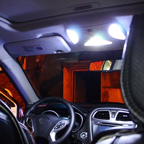 2 PCS 2W 100 LM 6000K 31MM 4 SMD-7020 LEDs Bicuspid Port Decoding Car Dome Lamp LED Reading Light, DC 12V (White Light) - Image 8