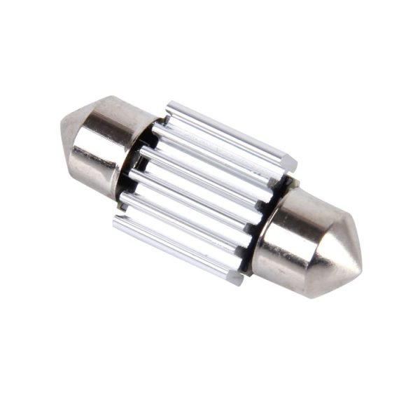 2 PCS DC 12V 2W 39MM 8 SMD-3528 LEDs Bicuspid Port Decoding Car Dome Lamp LED Reading Light (Ice Blue Light) - Image 3