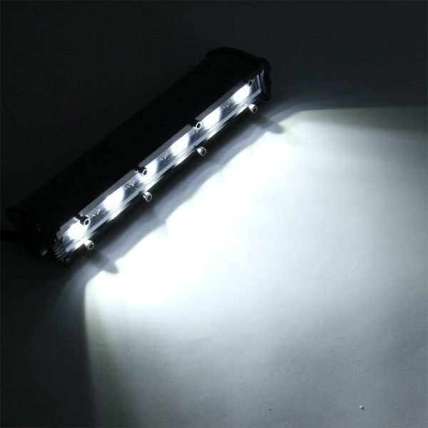 DC 10-30V 18W 2300LM 6500K Waterproof Vehicle Car Boat Marine External Work Lights Emergency Lights 60 Degrees Adjustable Flood Light LED Car Bulbs with 6 Intense CREE LED Lights (White Light) - Image 7