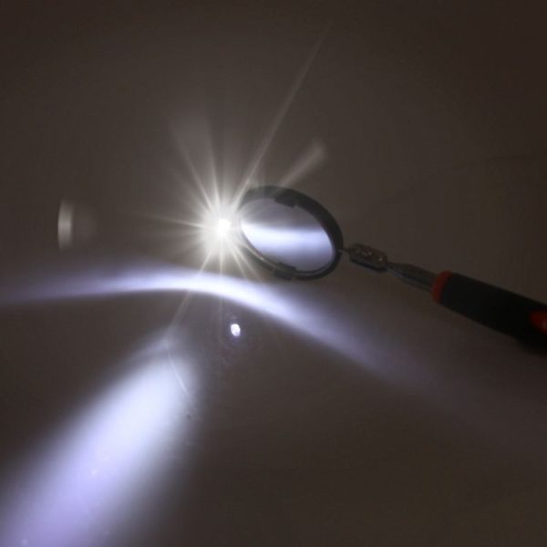 Retractable Vehicle Car Chassis Telescoping Inspection Mirror with 1 PCS 5mm LED Light, Mirror Diameter: 55mm, Max Expanding Length: 940mm - Image 6
