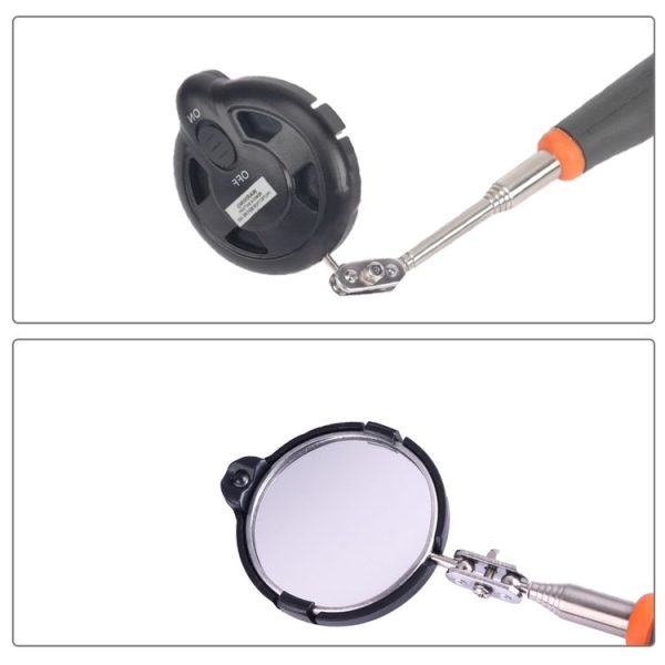 Retractable Vehicle Car Chassis Telescoping Inspection Mirror with 1 PCS 3mm LED Light, Mirror Diameter: 32mm, Max Expanding Length: 905mm - Image 4