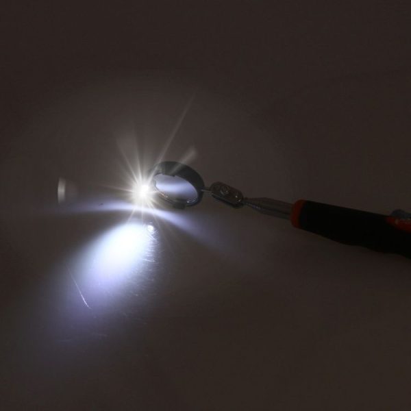 Retractable Vehicle Car Chassis Telescoping Inspection Mirror with 1 PCS 3mm LED Light, Mirror Diameter: 32mm, Max Expanding Length: 905mm - Image 6