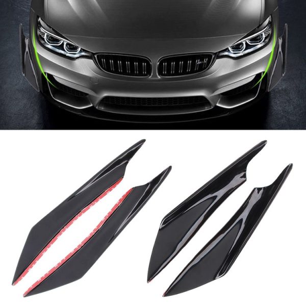 4 PCS Car-Styling Flank Decorative Sticker (Black)