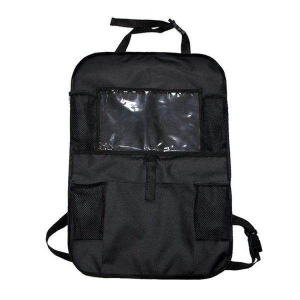 Car Auto Seat Back Bag Multi-Pocket Travel Storage Hanging Pocket Storage Bag for iPad and Other Goods - Image 2