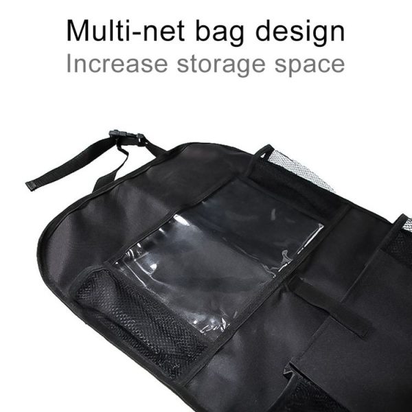 Car Auto Seat Back Bag Multi-Pocket Travel Storage Hanging Pocket Storage Bag for iPad and Other Goods - Image 4