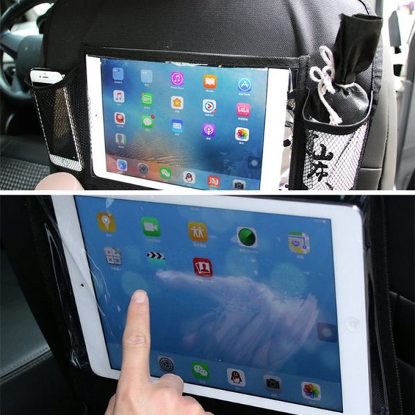 Car Auto Seat Back Bag Multi-Pocket Travel Storage Hanging Pocket Storage Bag for iPad and Other Goods - Image 9