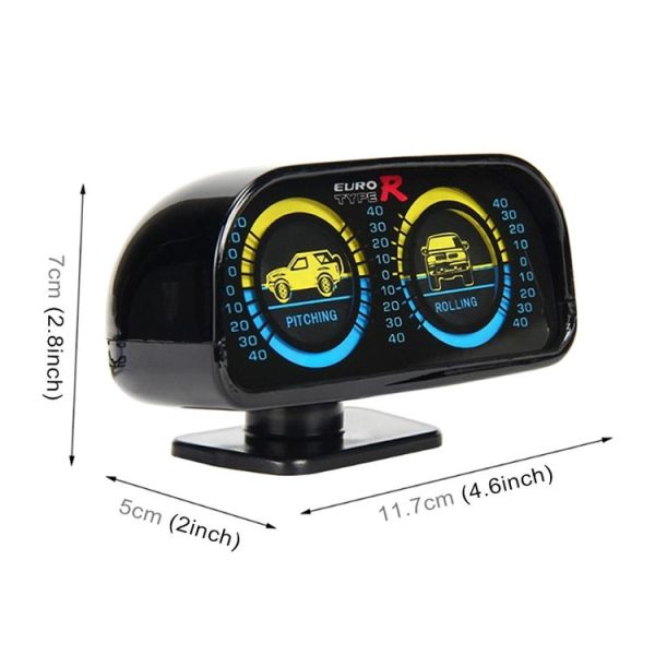 TR-9601 Adjustable Slope Meter Slopemeter Finder Tool Car Vehicle Inclinometer Gauge (Black) - Image 3