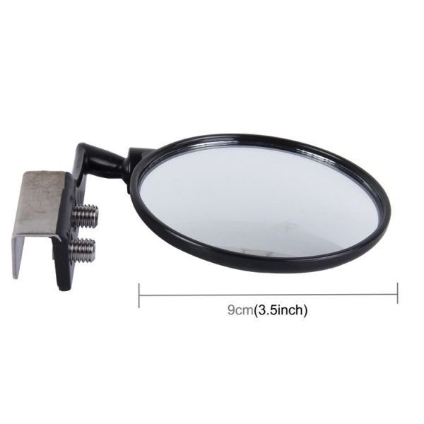 Vehicle Front Blind Area Wide-angle Adjustable Left Side Observation Mirror (Black) - Image 4