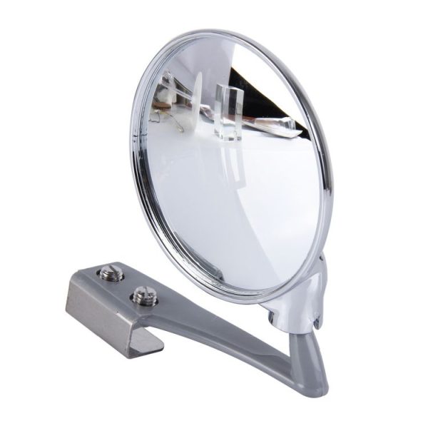 Vehicle Front Blind Area Wide-angle Adjustable Right Side Observation Mirror (Silver) - Image 2