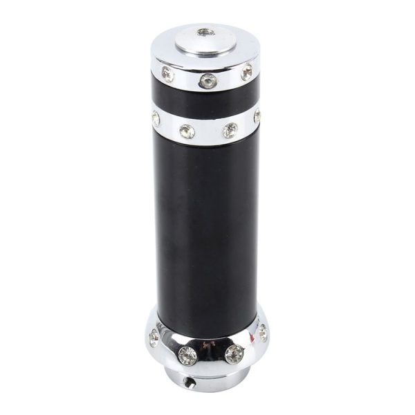 Universal Aluminum Silver Black Decorative Strip Hand Brake Lever Hand Brake Cover Grips Hand Brake Protective Cover - Image 2