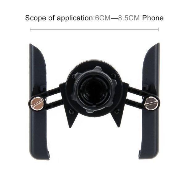 Universal Car Air Vent Mount Phone Holder Stand, Clip Width: 6-8.5cm, For iPhone, Galaxy, Sony, Lenovo, HTC, Huawei and other Smartphones (Black) - Image 4