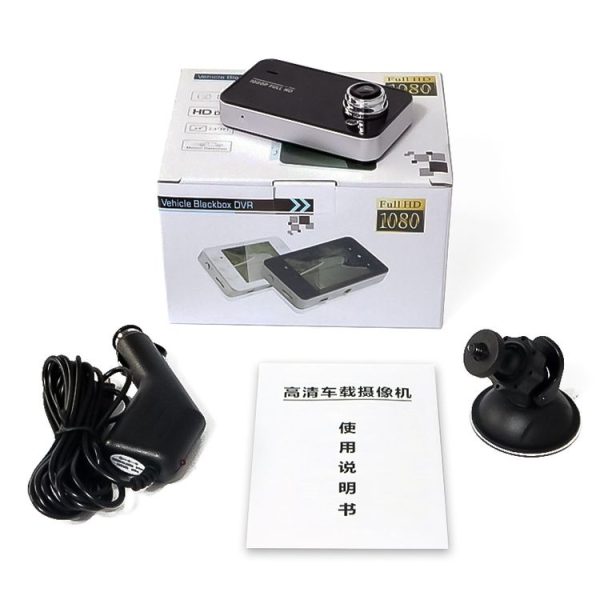 K6000 2.3 inch 90 Degrees Wide Angle Full HD 720P Video Car DVR, Support TF Card (32GB Max) / Motion Detection, with 2 Night Vision Fill Lights - Image 8