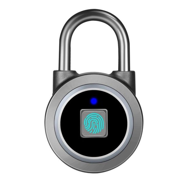 Waterproof Intelligent Bluetooth Fingerprint Padlock Remote Unlocking for iOS / Android (Silver) - Image 2