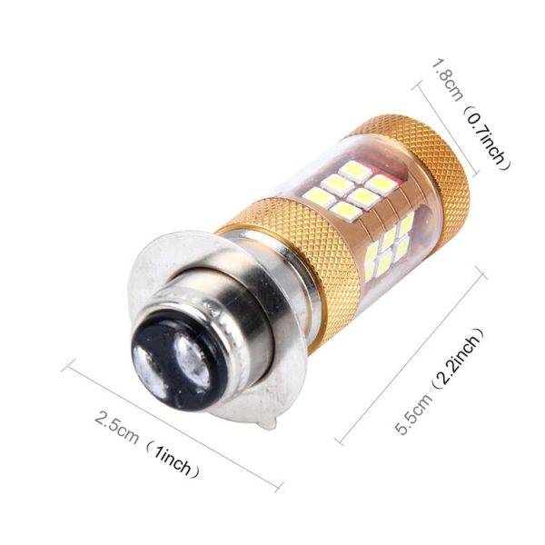 H6M / P15D 15W 1300 LM 6500K Motorcycle Headlight with 28 SMD-3030-LED Lamps, DC 12V (White Light) - Image 3