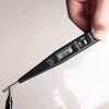 Portable AC DC Voltage Test Pencil Circuit Detector Volt Tester 12-250V Detection (Black)