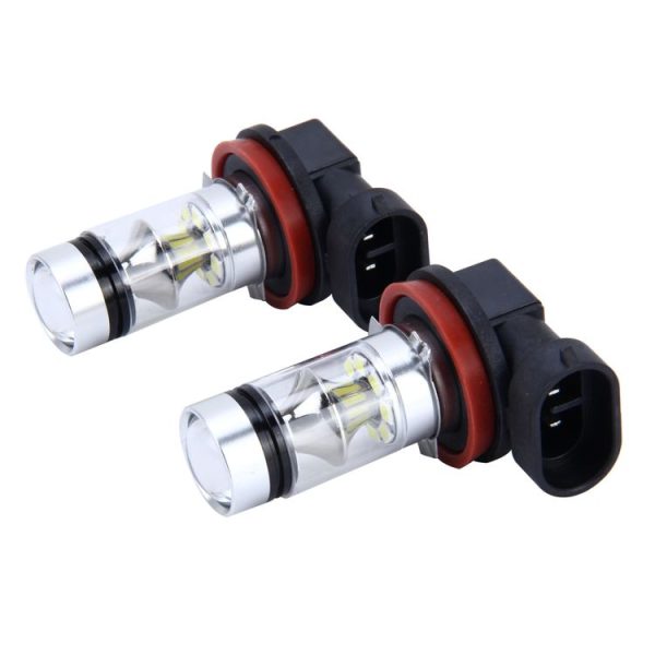 2 PCS H8 / H11 10W 500LM 6000K 20SMD-2835 LEDs Car Fog Lights, DC 12V (White Light) - Image 2