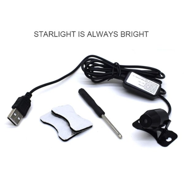 5V Roof Ceiling Decoration Car Red Light Star Night Lights Atmosphere Meteor Lamp Projector, Constantly Bright - Image 2
