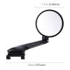 3R-095 Auxiliary Rear View Mirror Car Adjustable Blind Spot Mirror Wide Angle Auxiliary Rear View Side Mirror for Right Mirror (Black) - Image 2