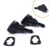 2 PCS Windshield Washer Wiper Jet Water Spray Nozzle 5113049AA for 2001-2013 Chrysler Jeep / dodge
