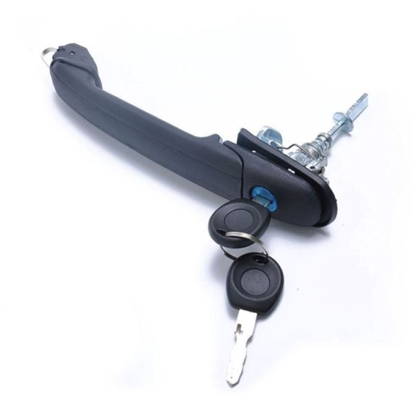 Car Front Door handle 6N0837207C, 66N0837207D + 2 Keys for Volkswagen Polo 1994-2001 / Sharan 1995-2010 / Ford Galaxy 1995-2015 / Seat Alhambra 1996-2010 - Image 2