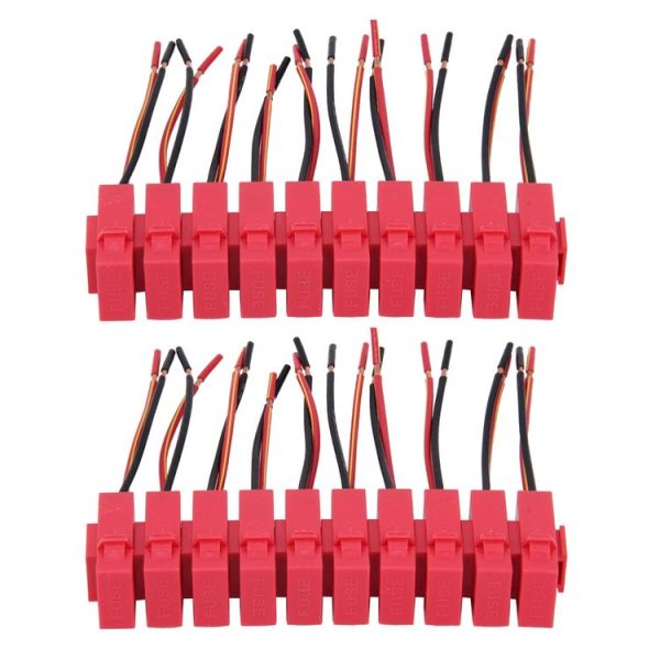 20 PCS Removable Car Waterproof Ceramic Connector Blade Fuse Box Holder - Image 6