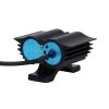 Owl Shape 20W 2000 LM 6000K Motorcycle Headlight Lamp with 2 COB Lamps and LED Projector Lens, DC 12-80V (White Light) - Image 3