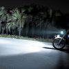 Owl Shape 20W 2000 LM 6000K Motorcycle Headlight Lamp with 2 COB Lamps and LED Projector Lens, DC 12-80V (White Light) - Image 7
