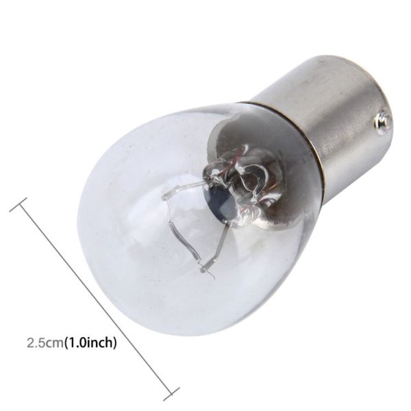 10 PCS 1156 / BA15S 3W Car Turn Light with Glass Shell, DC 12V (Warm White) - Image 4