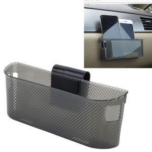 3R Car Auto Silicone Carrying Organizer Storage Vent Hanger Box Sticker Bag for Phone Coin Key and Other Small Items (Big Size)