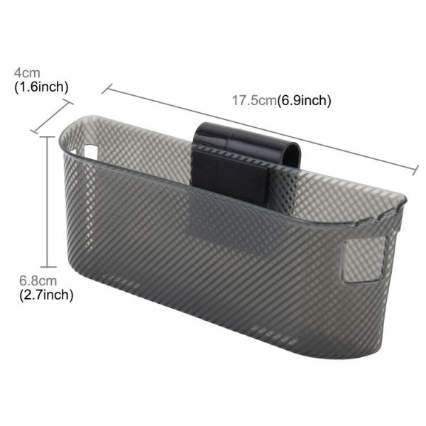 3R Car Auto Silicone Carrying Organizer Storage Vent Hanger Box Sticker Bag for Phone Coin Key and Other Small Items (Big Size) - Image 2