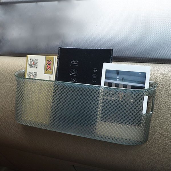 3R Car Auto Silicone Carrying Organizer Storage Vent Hanger Box Sticker Bag for Phone Coin Key and Other Small Items (Big Size) - Image 7