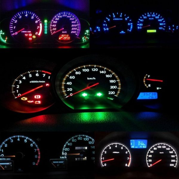 10 PCS 0.5W T3 Instrument Panel LED Light Dashboard Indicator Lamp Bulb (Yellow Light) - Image 6