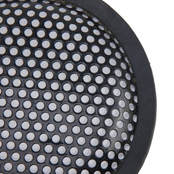 5 inch Car Auto Metal Mesh Black Round Hole Subwoofer Loudspeaker Protective Cover Mask Kit with Fixed Holder - Image 4