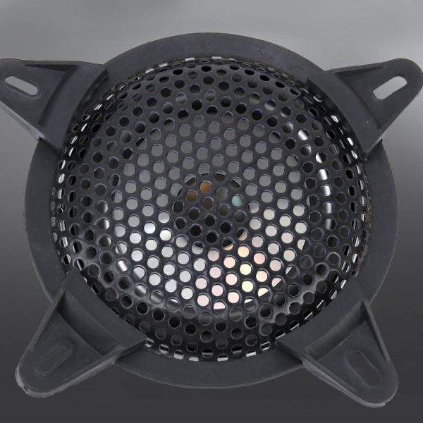 5 inch Car Auto Metal Mesh Black Round Hole Subwoofer Loudspeaker Protective Cover Mask Kit with Fixed Holder - Image 7