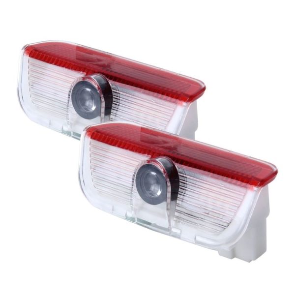2 PCS LED Car Door Welcome Logo Car Brand 3D Shadow Light for Volkswagen - Image 2