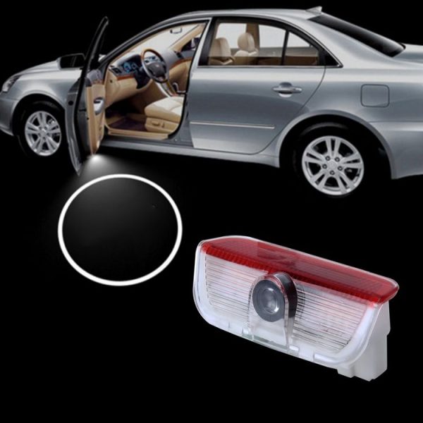 2 PCS LED Car Door Welcome Logo Car Brand 3D Shadow Light for Volkswagen - Image 6