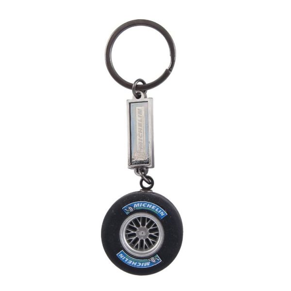 Car Metal Key Holder With Adoreable Car Tire Shape Decoration - Image 2