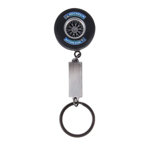 Car Metal Key Holder With Adoreable Car Tire Shape Decoration - Image 3