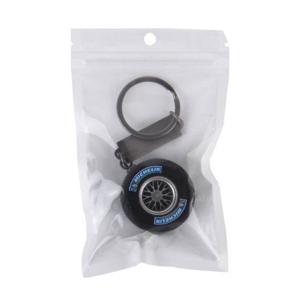 Car Metal Key Holder With Adoreable Car Tire Shape Decoration - Image 4