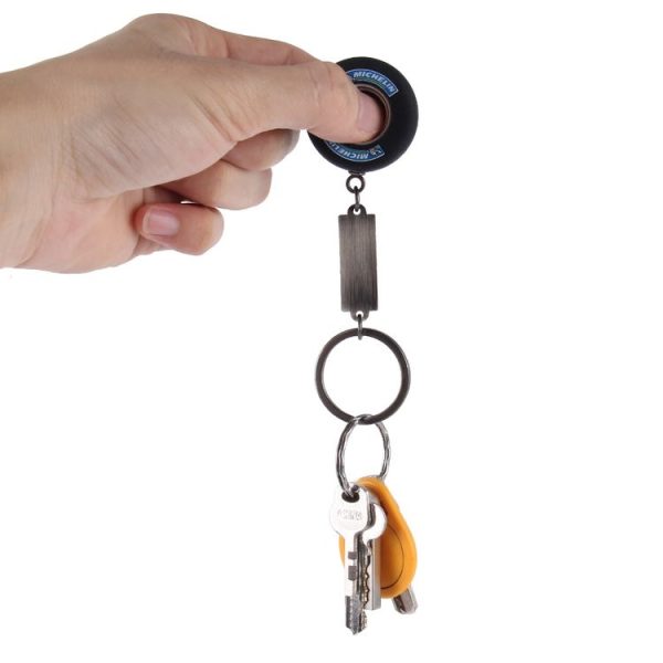 Car Metal Key Holder With Adoreable Car Tire Shape Decoration - Image 5